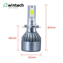 LAMPADA LED H7 6500 LUMENS C6 BIVOLT 12/24V