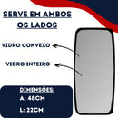 ESPELHO RETROVISOR VW CONSTELLATION INTEIRO CONVEXO SEM DESEMB FABBOF