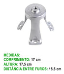 FLANGE RODOAR TRACAO U SC 112/114 TRI PE