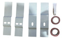 KIT SUPORTE FIXACAO P/2 BUZINA MARITIMA 64CM/74CM/1MT