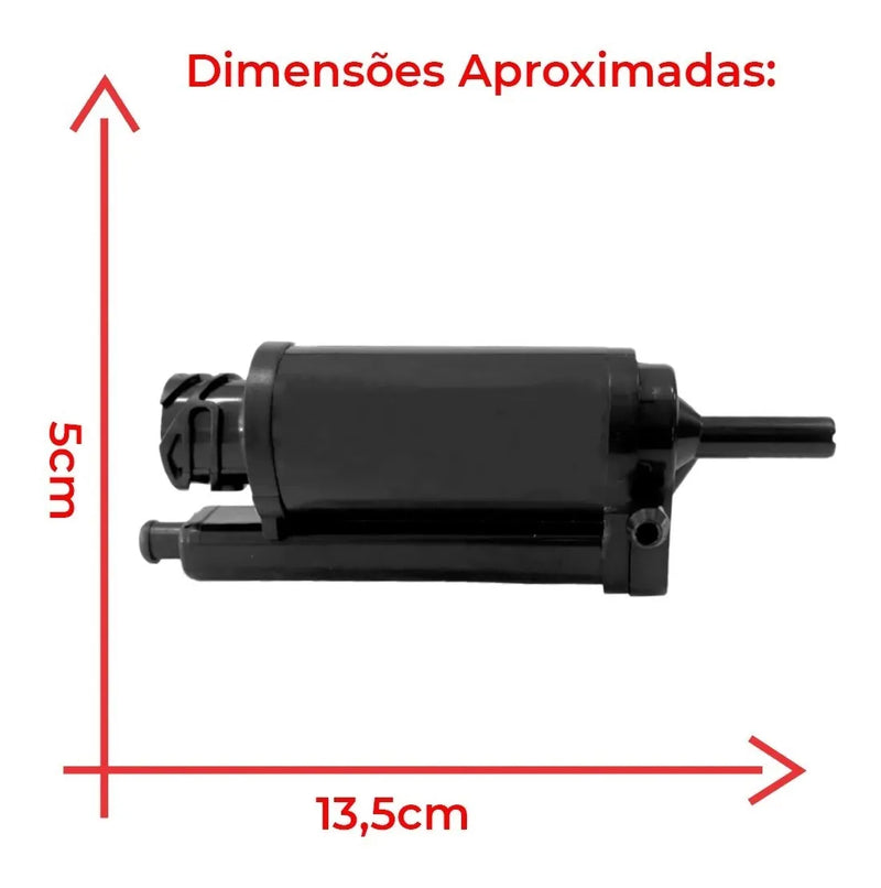 BOMBA LIMPADOR 24V SCANIA SC S4/5 MB AXOR/ATEGO DNA BICO FINO