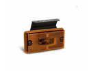 LANTERNA LATERAL RETANGULAR GUERRA LIBR COM SUPORTE COM LED BIVOLT AMARELA
