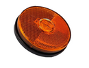 LANTERNA LATERAL REDONDA RANDON SEM SUPORTE CONECTOR AMARELA PRAD