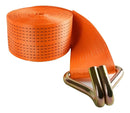 CINTA PARA CATRACA LARANJA 10 TONELADAS 100MM UNIV 90 MT