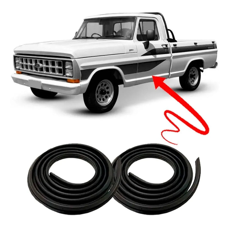 BORRACHA PORTA FORD F1000 F4000 CHEVROLET C10 C14 A10 AUTOTRAVI