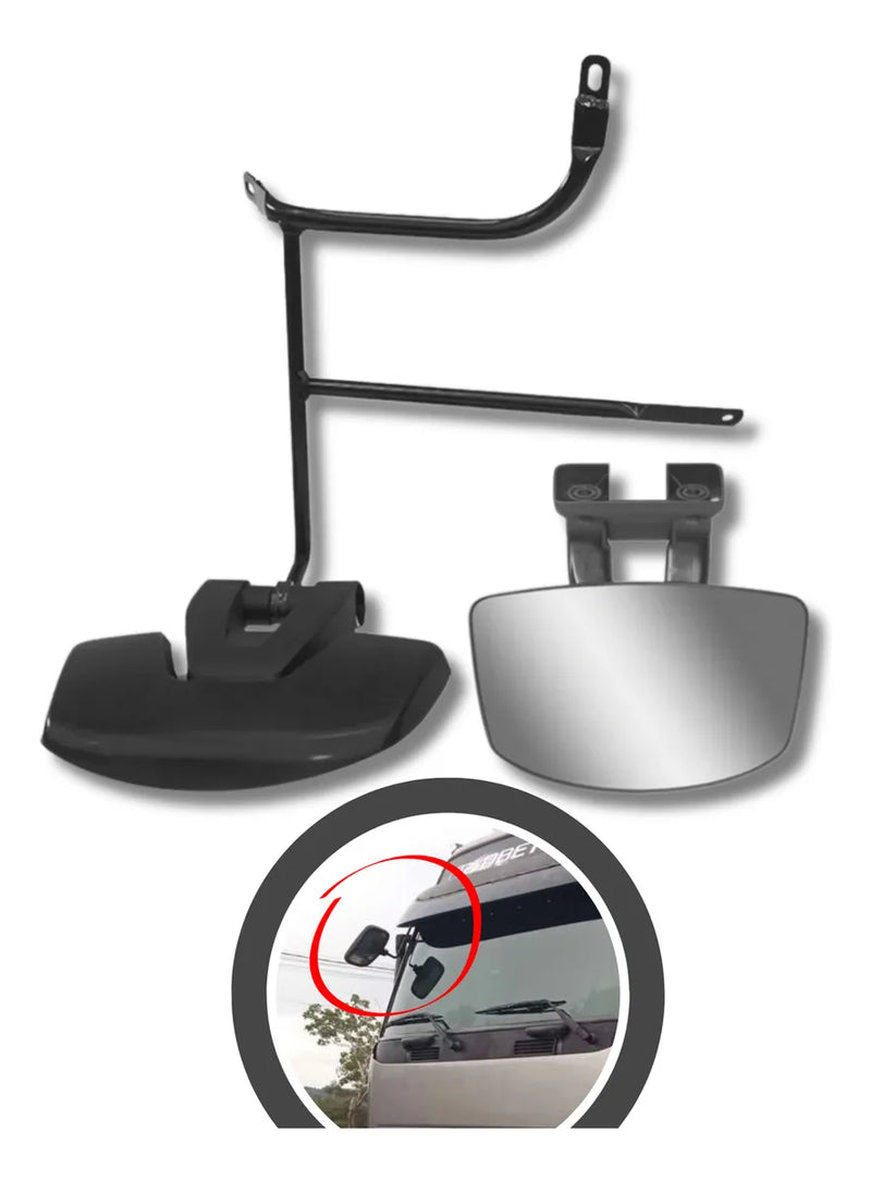 ESPELHO RETROVISOR AUXILIAR FRONTAL VOLVO FH FM CABINE ALTA FABBOF