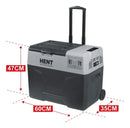 Geladeira Portátil Com Rodas 40 Litros 12/24/110/220v