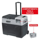 Geladeira Portátil Com Rodas 40 Litros 12/24/110/220v