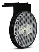 LANTERNA LED LATERAL RANDON COR CRISTAL COM SUPORTE H3 7141