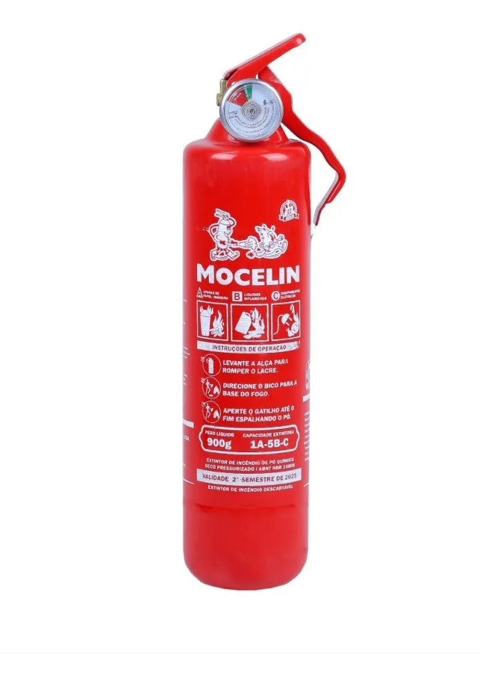 EXTINTOR 1 KG PARA CARRO CAMINHAO MAGRINHO(FINO) 5 ANOS
