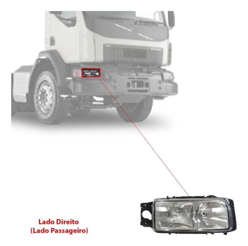 FAROL VOLVO VM AP 2004 17/23/240 DIREITO - 20537267 DEITADO