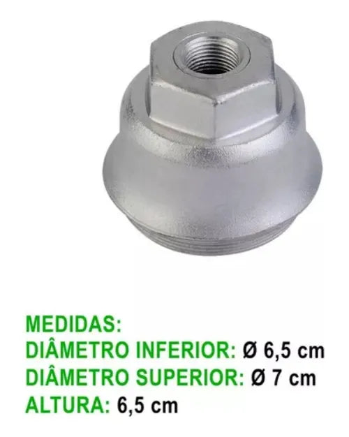 FLANGE RODOAR DIANTEIRA VW 7.90/8-140 ROSCA