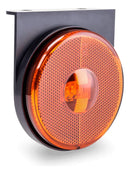 LANTERNA LED LATERAL REDONDA RANDON C/SUPORTE FIXO AM H3 7139