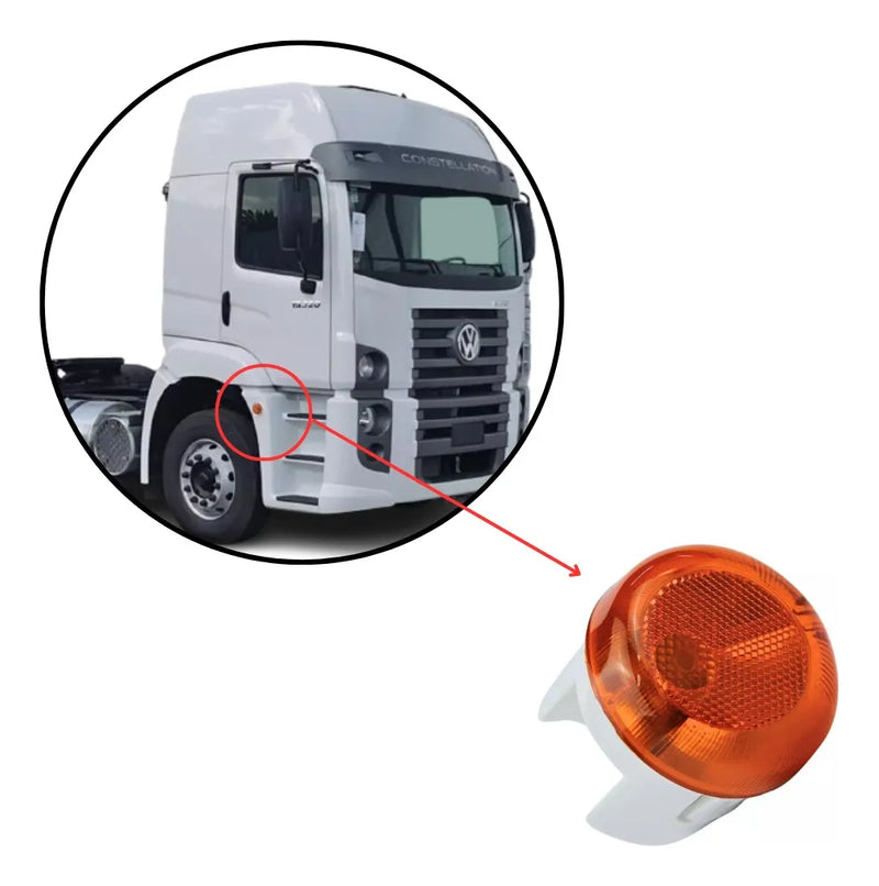 LANTERNA SETA LATERAL ESTRIBO VW CONSTELLATION D E AM H3