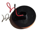 LANTERNA LED LATERAL S/SUPORTE C/FIO 85MM AMARELA H3