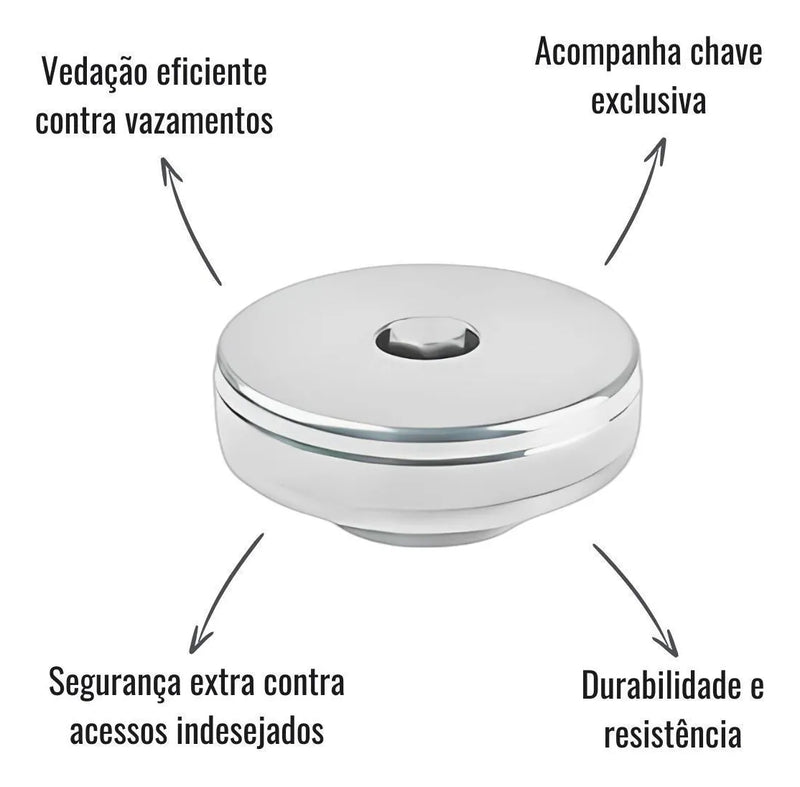TAMPA TANQUE ANTIVAZAMENTO SC 124 S4 S5 VW CONST ROSCA INTERNA